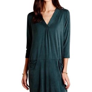 Dolan from Anthropology forest green dress